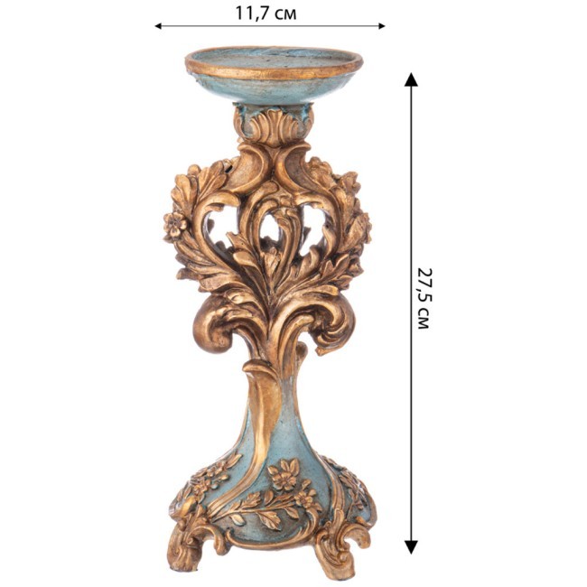 Подсвечник коллекция "рококо", 11,7*11.7*27,5cm Lefard (504-359) Подсвечник коллекция "рококо", 11,7*11.7*27,5cm Lefard (504-359)