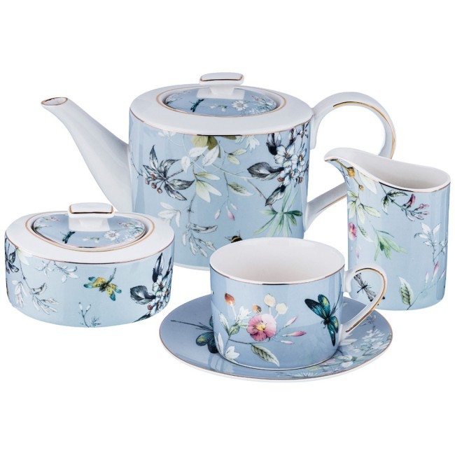 Чайный сервиз lefard "блоссом" на 6пер. 15пр.  900/300/200/250 мл Lefard (275-1012)