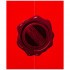 Салфетка "колокольчики на красном" 35*50 см SANTALINO (829-137)