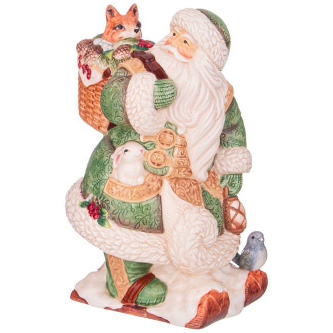 Фигура lefard "дед мороз на лыжах" 19*18*31 см Lefard (59-719)