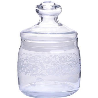 Банка Флёр 500мл стекло (MS97424-07)