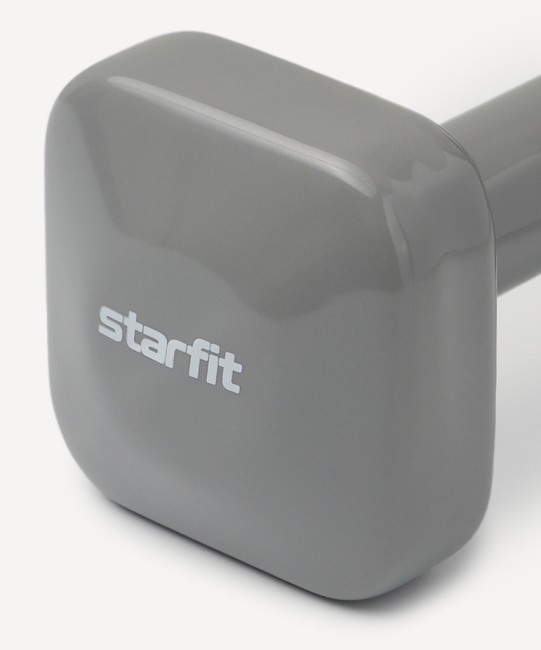 Гантель виниловая Starfit DB-106 4 кг, темно-серый (2119190)