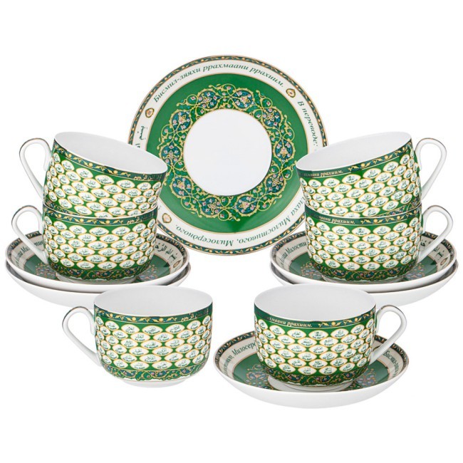 Чайный набор на 6 персон "99 имён аллаха", 12 пр., 260 мл. Lefard (86-2294) Чайный набор на 6 персон "99 имён аллаха", 12 пр., 260 мл. Lefard (86-2294)