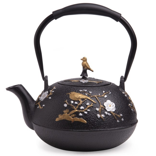 Заварочный чайник чугунный с эмалированным покрытием внутри 1200 мл Lefard (734-1008)