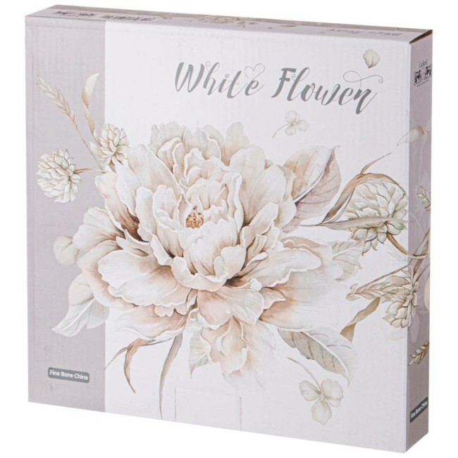Набор тарелок обеденных lefard "white flower" 2 шт. 25,5 см серый Lefard (415-2130) Набор тарелок обеденных lefard "white flower" 2 шт. 25,5 см серый Lefard (415-2130)