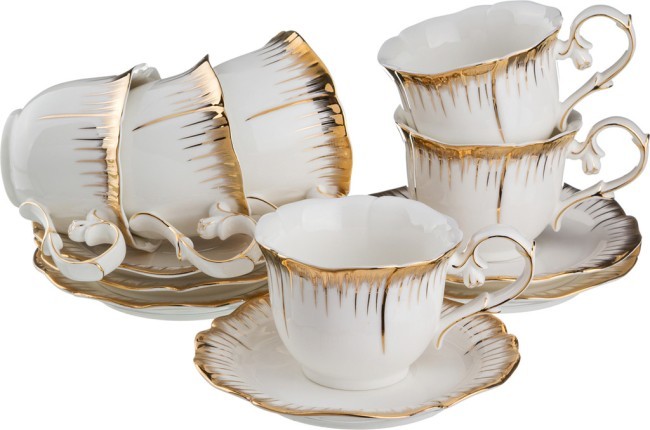 Чайный набор на 6 персон 12 пр. "цветочная симфония" 200 мл Lefard (590-004) Чайный набор на 6 персон 12 пр. "цветочная симфония" 200 мл Lefard (590-004)