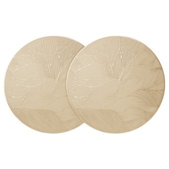 Набор подстановочных салфеток из 2 шт., диаметр 38 см Lefard (771-157)