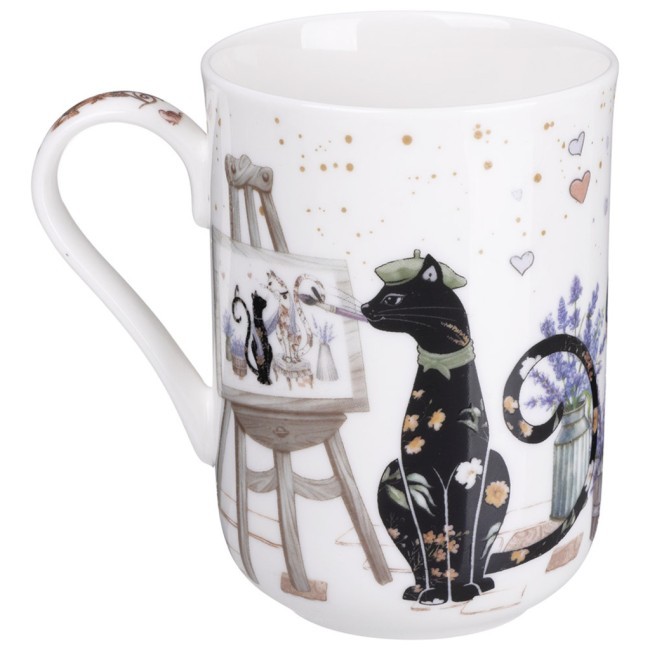 Кружка lefard "лавандовые коты" 330 мл Lefard (425-178)