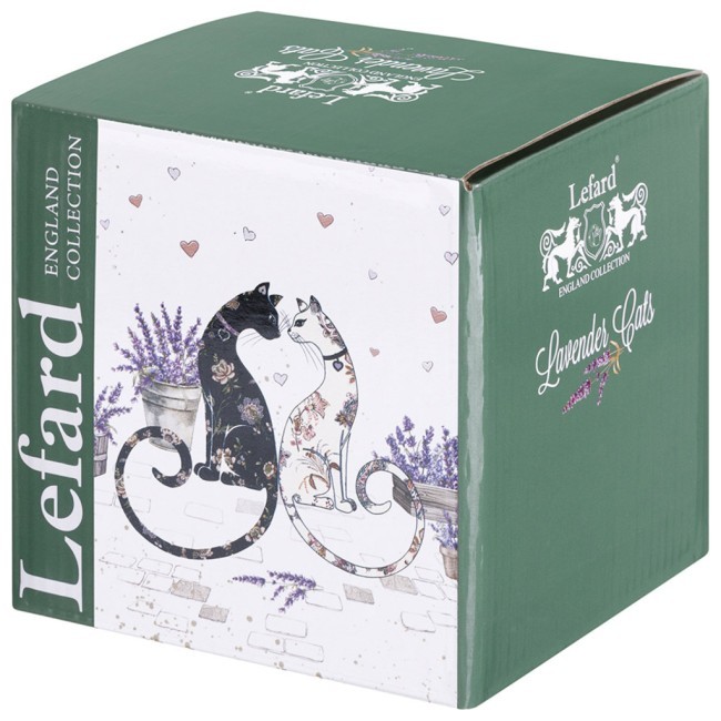 Кружка lefard "лавандовые коты" 330 мл Lefard (425-178)