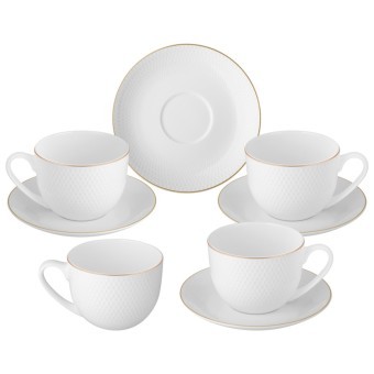 Чайный набор lefard "chic" на 4 пер. 8 пр. 330 мл Lefard (415-2296)