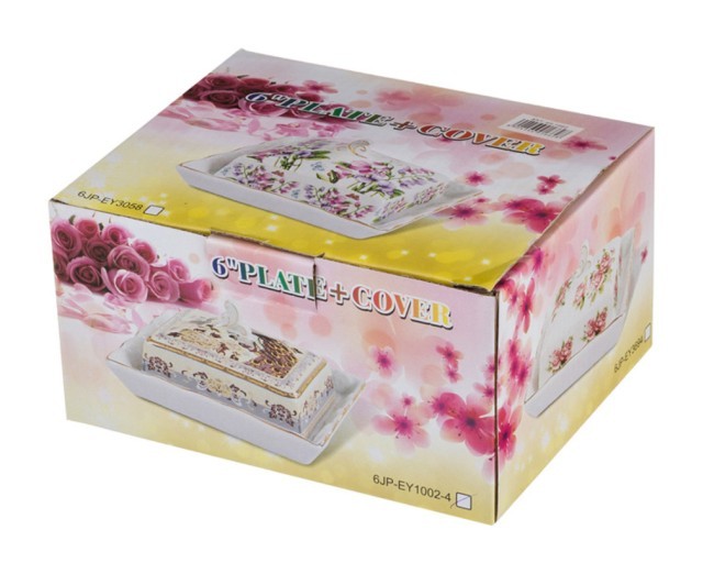 Маслёнка lefard "павлин" 15*13*9 см Lefard (69-1662)