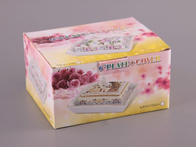 Маслёнка lefard "павлин" 15*13*9 см Lefard (69-1662)