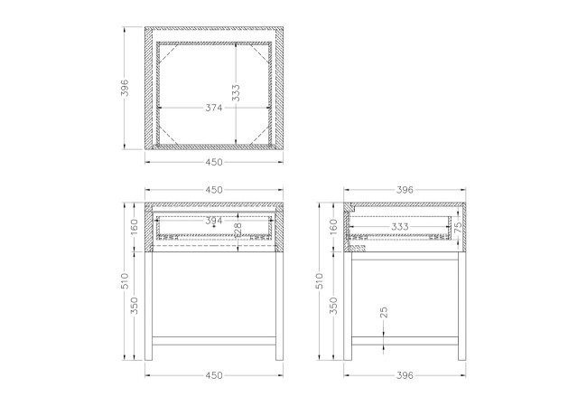 Тумба 45*40*51 (00003015) Тумба 45*40*51 (00003015)