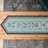 Дорожка "листья мориса" green stripe 45х215см, 100% хлопок,твил c пропиткой Lefard (850-752-34) Дорожка "листья мориса" green stripe 45х215см, 100% хлопок,твил c пропиткой Lefard (850-752-34)