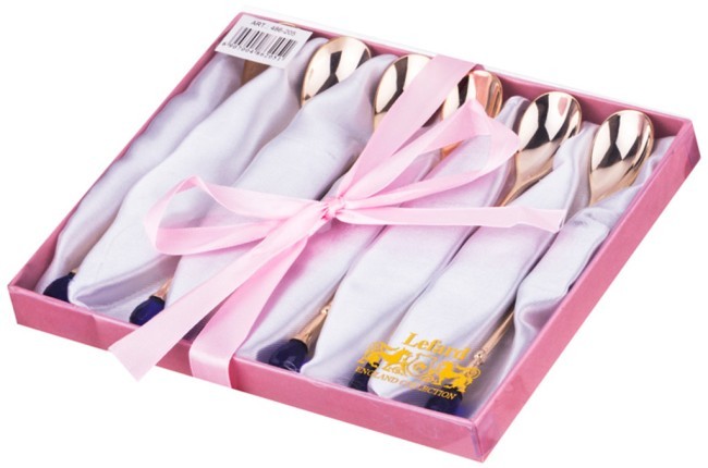 Набор чайных ложек, 6 шт., длина 13,5 см. "индиго" Lefard (486-205) Набор чайных ложек, 6 шт., длина 13,5 см. "индиго" Lefard (486-205)