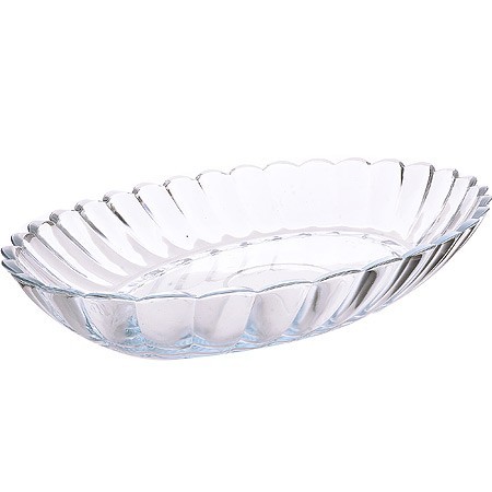 Салатница, 25х19х3,5 см, стекло. Sarina (822-1)