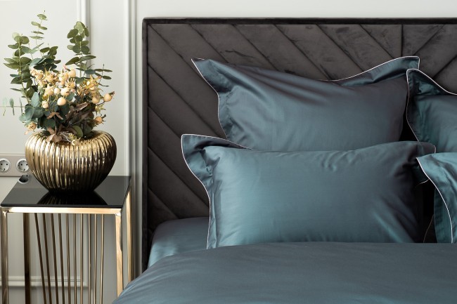 Простыня сатин зеленый 240*250 (TT-00014165)