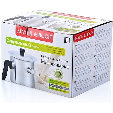 Молоковарка 1л.нержавейка Mayer&Boch (27486) Молоковарка 1л.нержавейка Mayer&Boch (27486)
