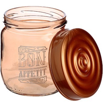 Банка для сыпучих 425 мл.бронзаMB (80755) Банка для сыпучих 425 мл.бронзаMB (80755)