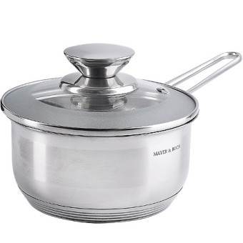 Ковш с крышкой 1 л 14 см нерж/ст Mayer&Boch (30968)