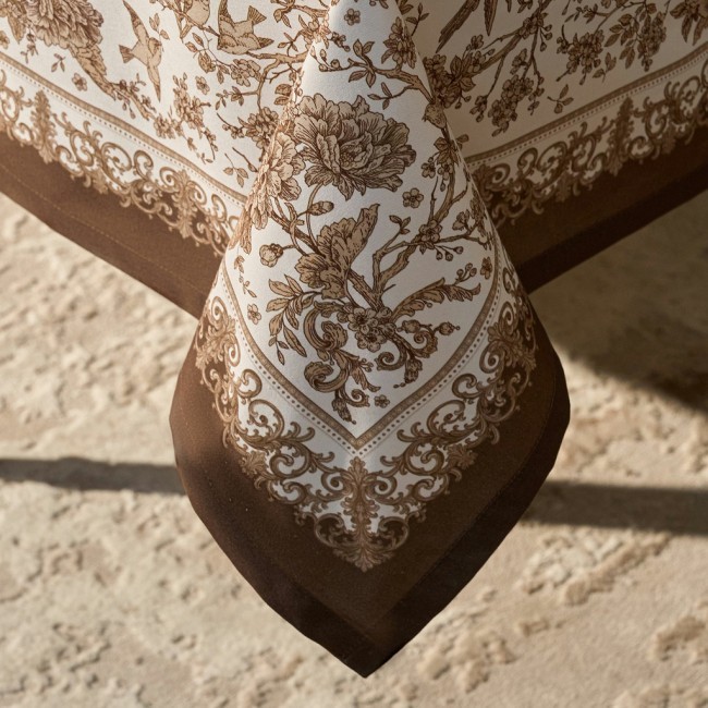 Скатерть " royal garden" 140х300см ,белый ,100% хлопок ,твил с пропиткой Lefard (850-754-22) Скатерть " royal garden" 140х300см ,белый ,100% хлопок ,твил с пропиткой Lefard (850-754-22)