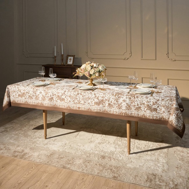 Скатерть " royal garden" 140х300см ,белый ,100% хлопок ,твил с пропиткой Lefard (850-754-22) Скатерть " royal garden" 140х300см ,белый ,100% хлопок ,твил с пропиткой Lefard (850-754-22)