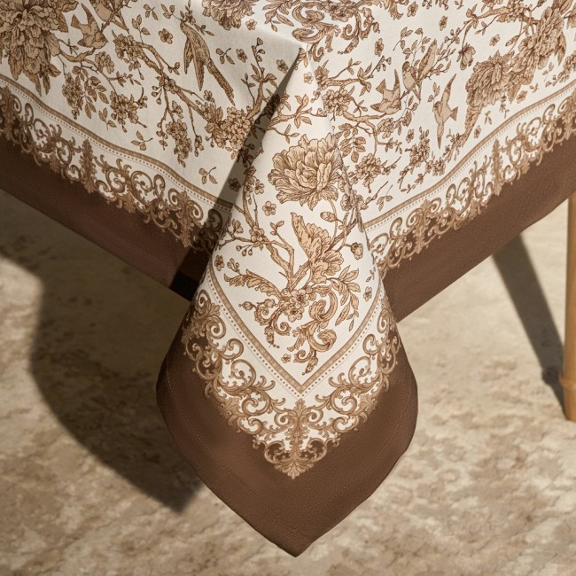 Скатерть " royal garden" 140х300см ,белый ,100% хлопок ,твил с пропиткой Lefard (850-754-22) Скатерть " royal garden" 140х300см ,белый ,100% хлопок ,твил с пропиткой Lefard (850-754-22)