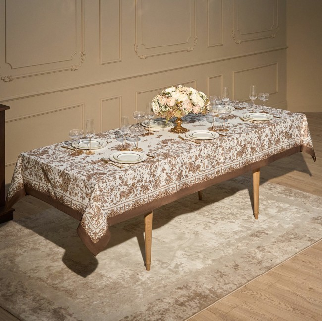 Скатерть " royal garden" 140х300см ,белый ,100% хлопок ,твил с пропиткой Lefard (850-754-22) Скатерть " royal garden" 140х300см ,белый ,100% хлопок ,твил с пропиткой Lefard (850-754-22)