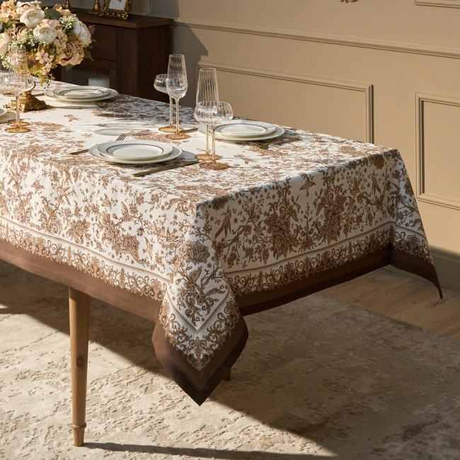 Скатерть " royal garden" 140х300см ,белый ,100% хлопок ,твил с пропиткой Lefard (850-754-22) Скатерть " royal garden" 140х300см ,белый ,100% хлопок ,твил с пропиткой Lefard (850-754-22)