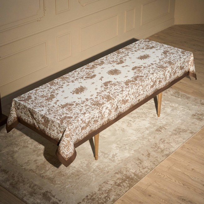 Скатерть " royal garden" 140х300см ,белый ,100% хлопок ,твил с пропиткой Lefard (850-754-22) Скатерть " royal garden" 140х300см ,белый ,100% хлопок ,твил с пропиткой Lefard (850-754-22)