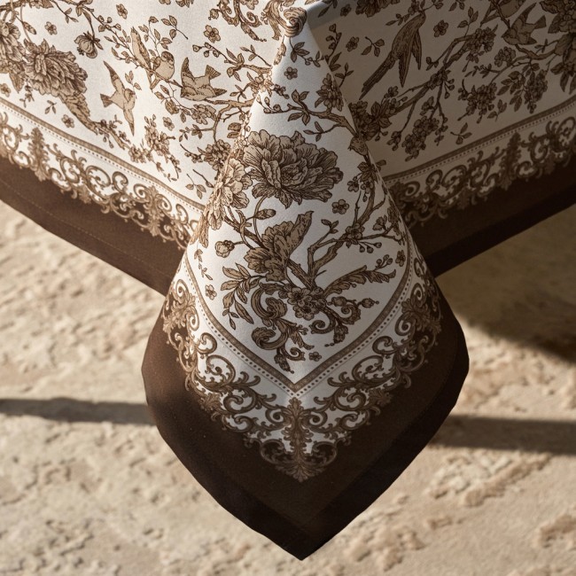 Скатерть "rich garden" 140х300см ,белый ,100% хлопок ,твил с пропиткой Lefard (850-754-22) Скатерть "rich garden" 140х300см ,белый ,100% хлопок ,твил с пропиткой Lefard (850-754-22)