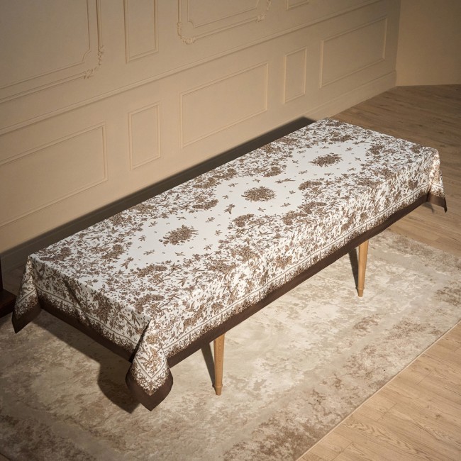 Скатерть "rich garden" 140х300см ,белый ,100% хлопок ,твил с пропиткой Lefard (850-754-22) Скатерть "rich garden" 140х300см ,белый ,100% хлопок ,твил с пропиткой Lefard (850-754-22)