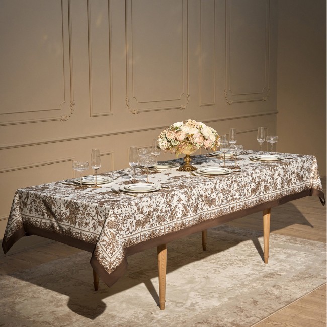 Скатерть "rich garden" 140х300см ,белый ,100% хлопок ,твил с пропиткой Lefard (850-754-22) Скатерть "rich garden" 140х300см ,белый ,100% хлопок ,твил с пропиткой Lefard (850-754-22)