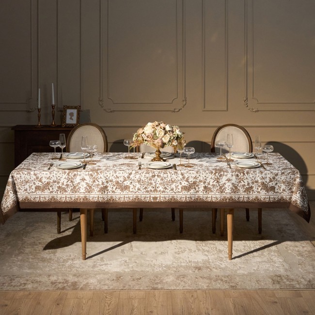 Скатерть "rich garden" 140х300см ,белый ,100% хлопок ,твил с пропиткой Lefard (850-754-22) Скатерть "rich garden" 140х300см ,белый ,100% хлопок ,твил с пропиткой Lefard (850-754-22)