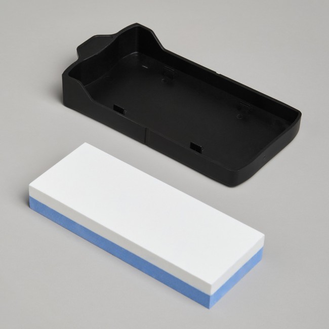 Подставка для ножей agness с точильным камнем 13,6*14,6*23 см Agness (907-323)