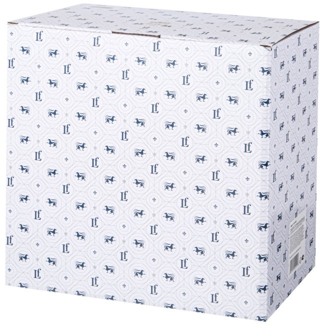 Тортовница lefard "herbal" на ножке 28*23,5 см с пластиковой крышкой синяя Lefard (42-491)