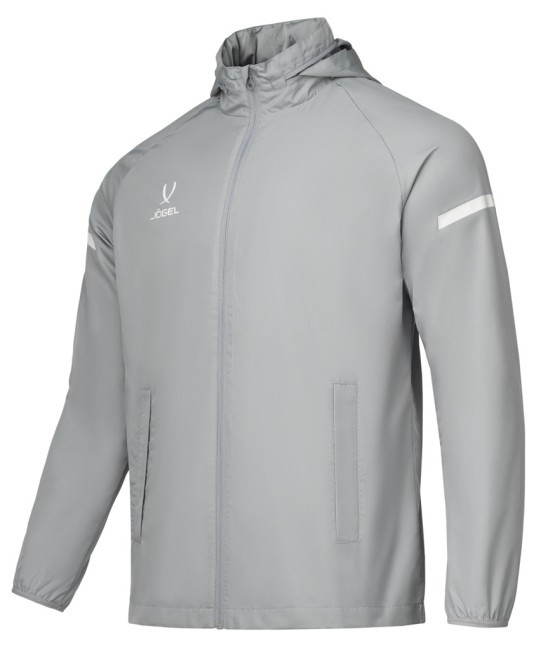 Куртка ветрозащитная JOGEL CAMP 2 Rain Jacket, серый, детский (2113015)