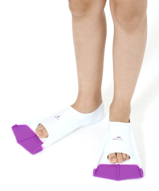 Ласты тренировочные 25DEGREES Pooljet White/Purple, L (2107326)