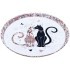 Поднос сервировочный agness "парижские коты"  33*2,1 см Agness (898-040)