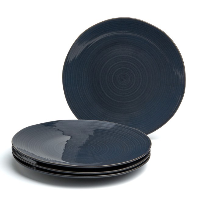 Набор тарелок обеденных bronco "concept" 4 шт. 27,5 см синий Bronco (576-1011) Набор тарелок обеденных bronco "concept" 4 шт. 27,5 см синий Bronco (576-1011)