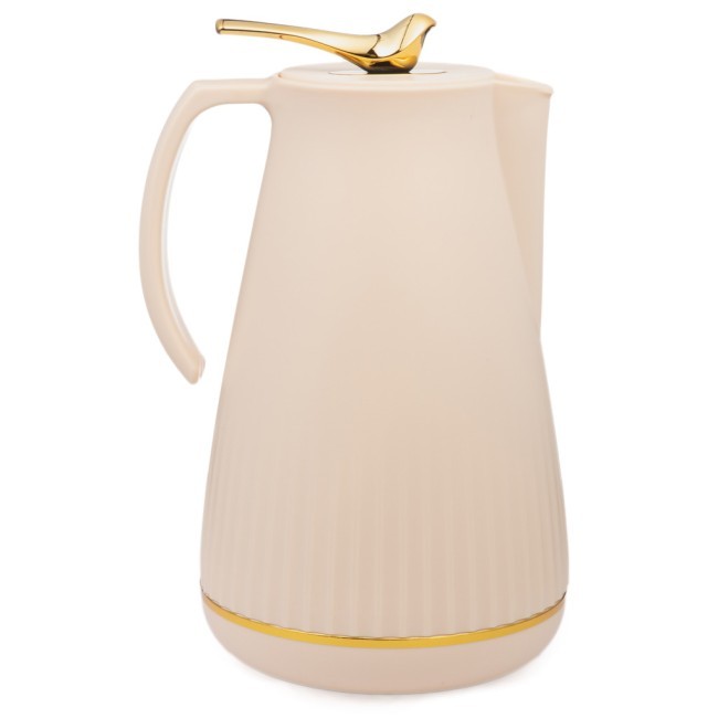 Термос со стеклянной колбой, 950 мл, крышка с клапаном Agness (734-200)