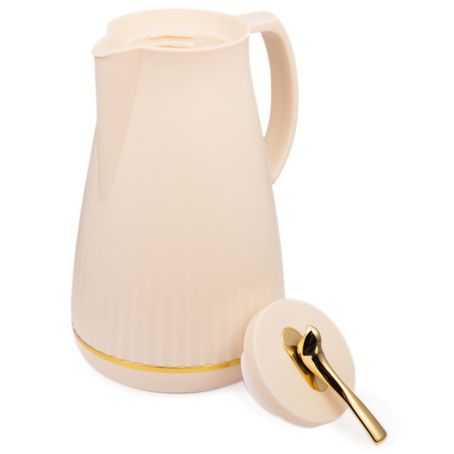 Термос со стеклянной колбой, 950 мл, крышка с клапаном Agness (734-200)