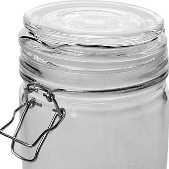 Набор банок д/сыпучих продуктов 4 шт 0,8/1,1/1,4/1,9л стекло/полипроп Mayer&Boch (31034)