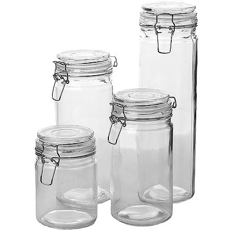 Набор банок д/сыпучих продуктов 4 шт 0,8/1,1/1,4/1,9л стекло/полипроп Mayer&Boch (31034) Набор банок д/сыпучих продуктов 4 шт 0,8/1,1/1,4/1,9л стекло/полипроп Mayer&Boch (31034)