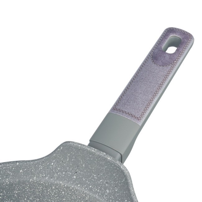 Сковорода блинная с антипригарным покрытием pfluon marble, 22*4,3 см Agness (902-124)