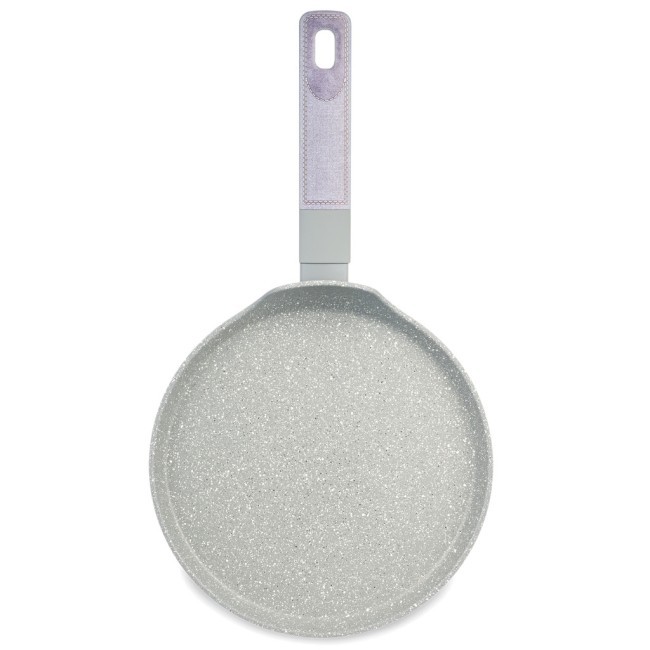 Сковорода блинная с антипригарным покрытием pfluon marble, 22*4,3 см Agness (902-124)