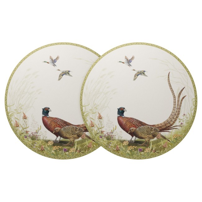 Набор подстановочных салфеток "охота" из 2 шт., диаметр=38 см Lefard (771-145) Набор подстановочных салфеток "охота" из 2 шт., диаметр=38 см Lefard (771-145)