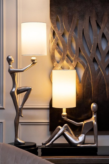 Лампа настольная плафон бежевый 46*25*66см, 220В (TT-00001356)