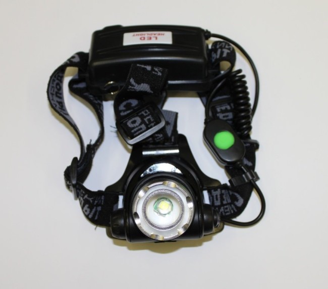 Фонарь налобный СИБИРСКИЙ СЛЕДОПЫТ Эон 1L, zoom, 3 режима, аккум, 220B+12B/60 (PF-PFL-HL28) (53900)