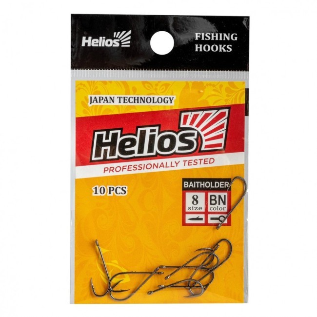Крючок Helios Baitholder с кольцом №8 цвет BN (10 шт) HS-BH-BN-9946-8 (78282) Крючок Helios Baitholder с кольцом №8 цвет BN (10 шт) HS-BH-BN-9946-8 (78282)